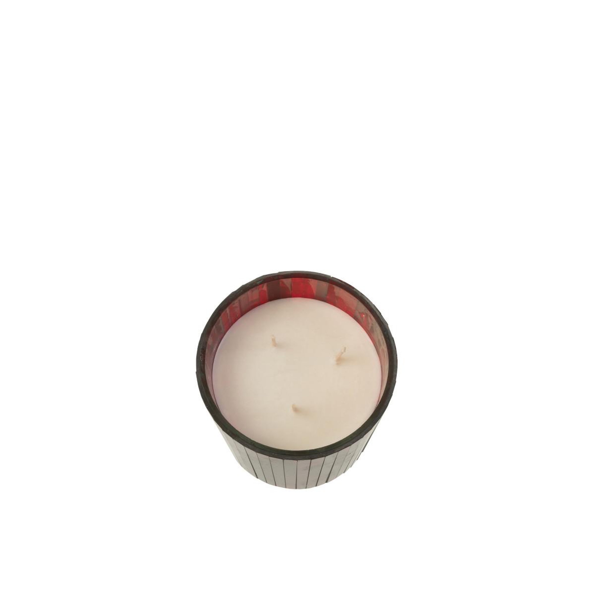 Voir la diapositive 2 : J-LINE Bougie parfumée  noa  11cm ruby red