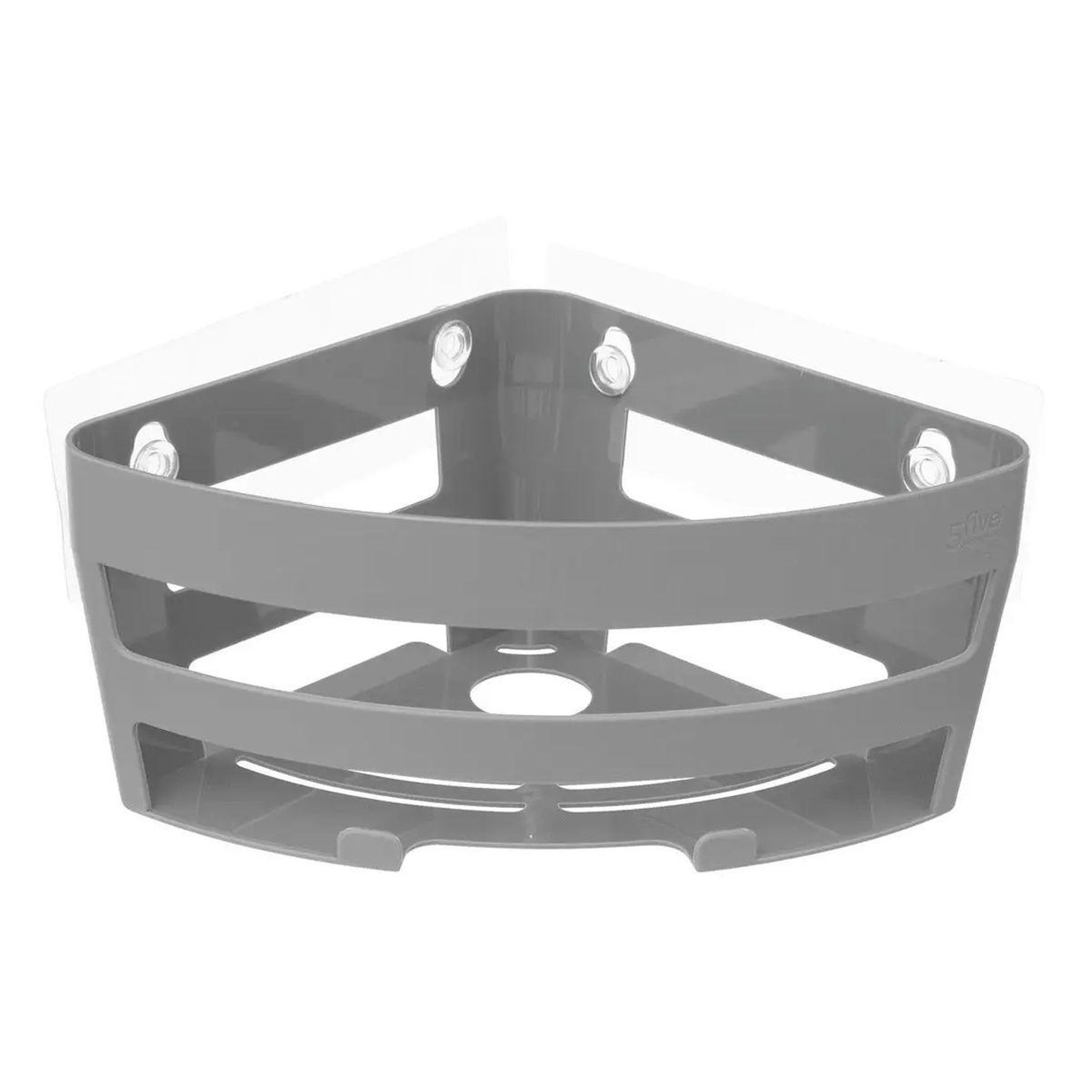 FIVE Étagère d'angle salle de bain  bath'n store  28cm gris