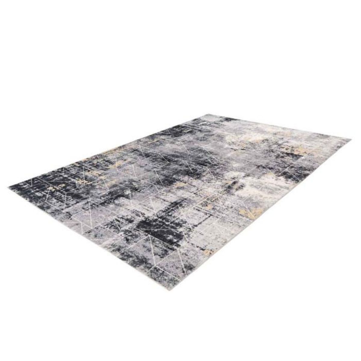 Paris Prix Tapis Tissé à Poils Courts Vintage  Ilian VII  Gris