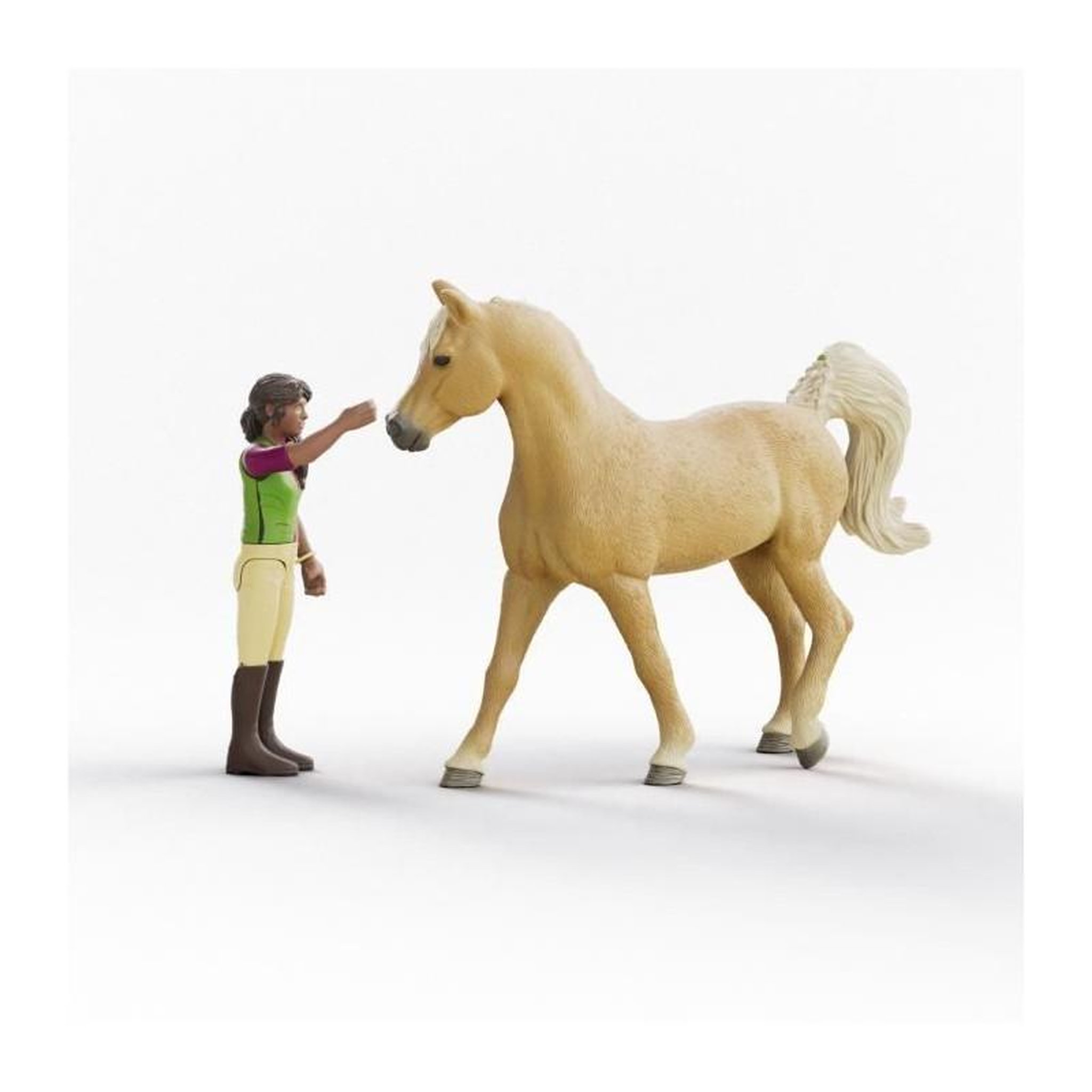Voir la diapositive 2 : Schleich Figurines Sarah et Mystery, SCHLEICH 42714 Horse Club, Des 4 ans