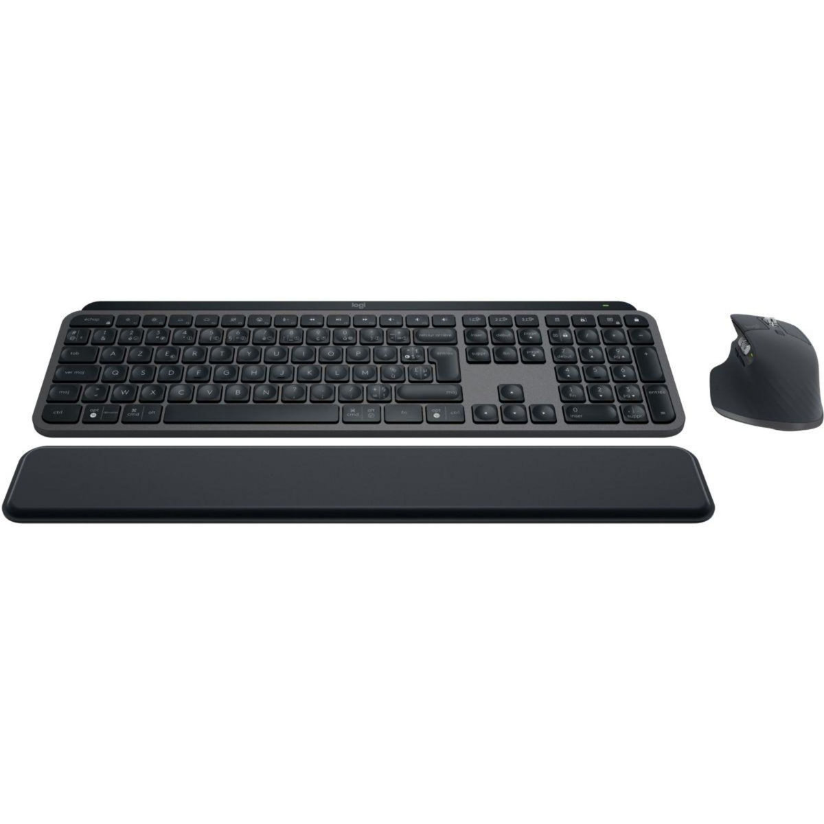 Logitech Clavier + Souris MX keys S avec repose poignet