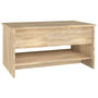 Voir la diapositive 5 : VIDAXL Table basse Chene sonoma 80x50x40 cm Bois d'ingenierie