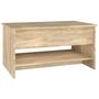 Voir la diapositive 5 : VIDAXL Table basse Chene sonoma 80x50x40 cm Bois d'ingenierie
