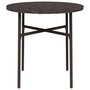 Voir la diapositive 3 : VIDAXL Table a the Marron 45 cm Resine tressee