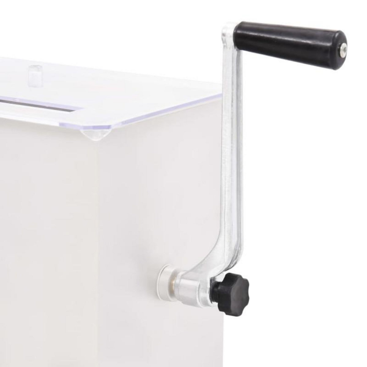 VIDAXL Mélangeur de viande manuel avec couvercle Argenté Inox