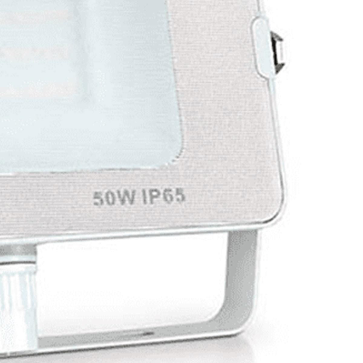 ASLO Projecteur LED spot blanc 20W SMD 1600Lm Blanc chaud 3000K 230V Extérieur/Intérieur IP65 Chantier Travaux ASLO