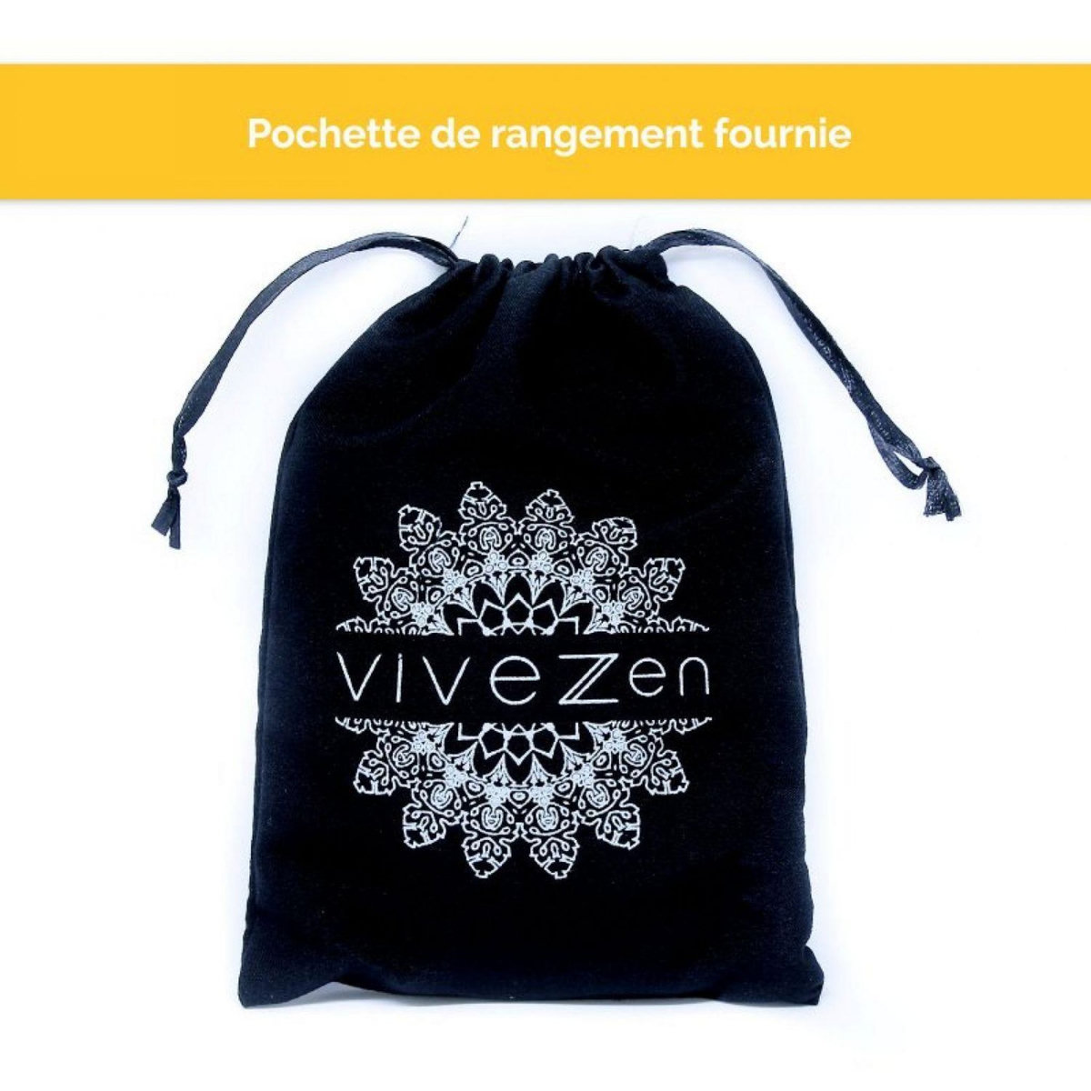 VIVEZEN Masque de nuit, sommeil, voyage avec serre tête élastique, cache yeux pour dormir - 5 coloris