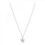 Voir la diapositive 3 : SC CRYSTAL Collier étoile par SC Crystal orné d'un véritable diamant blanc