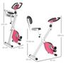 Voir la diapositive 3 : HOMCOM Vélo d'appartement pliable - collaboration Aosom.fr x FFHandball - 8 niv. résistance magnétique réglable