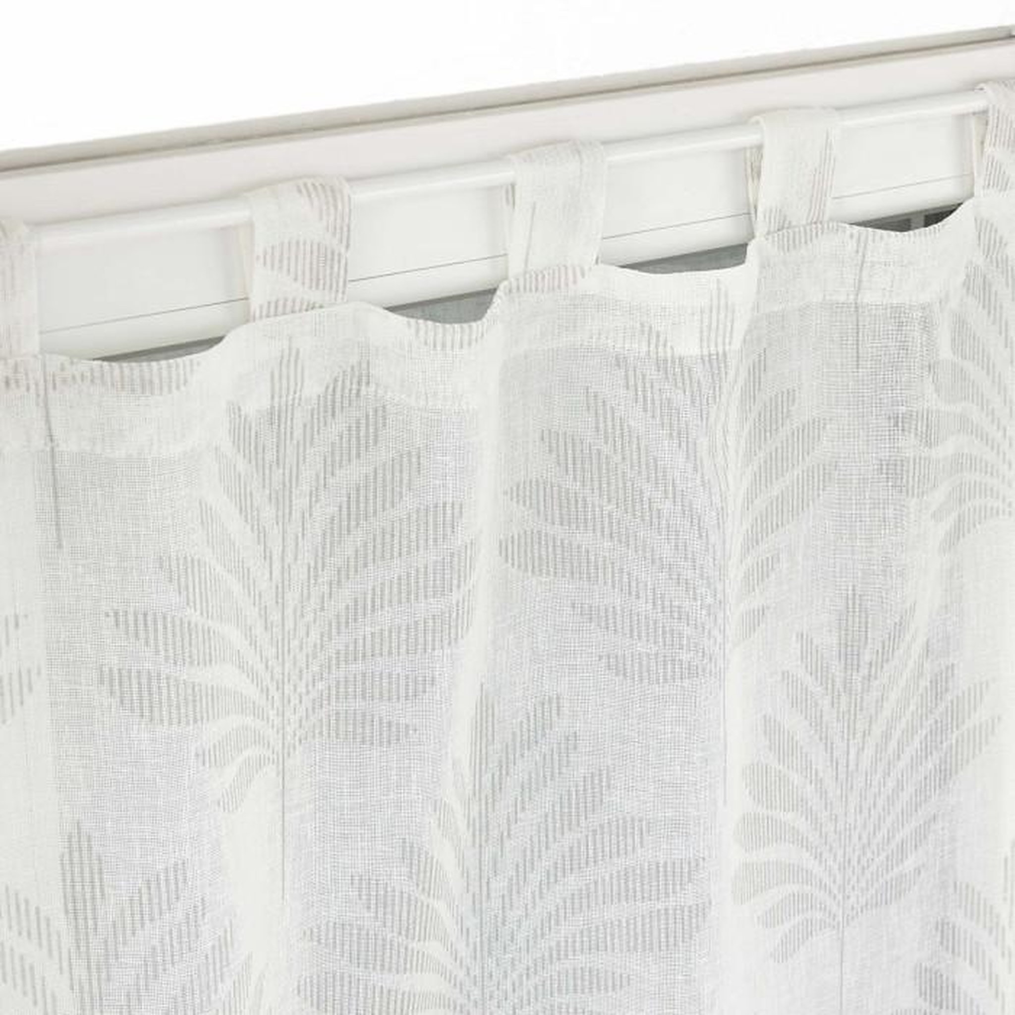 Voir la diapositive 2 : Paris Prix Paire de Voilages  Levita  60x120cm Blanc
