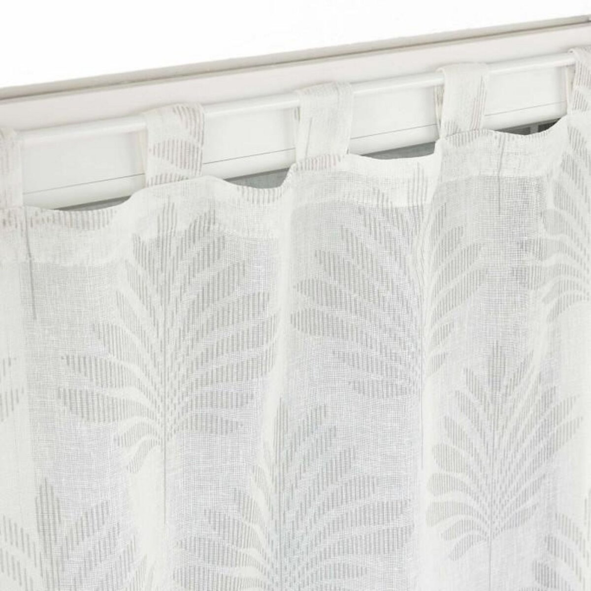 Paris Prix Paire de Voilages  Levita  60x120cm Blanc