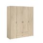 Voir la diapositive 1 : Armoire 4 portes 2 tiroirs L160cm DAISY