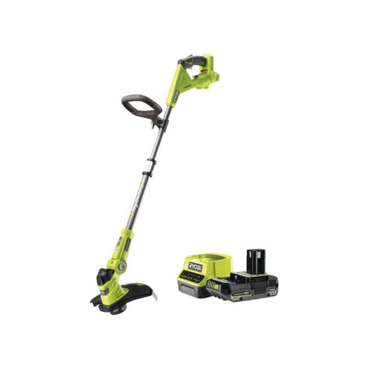 Ryobi Coupe bordures - dresse bordures hybride RYOBI 18V One+ -1 batterie 18V 2.5Ah LithiumPlus - 1 charg