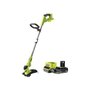Voir la diapositive 1 : Ryobi Coupe bordures - dresse bordures hybride RYOBI 18V One+ -1 batterie 18V 2.5Ah LithiumPlus - 1 charg