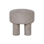 Voir la diapositive 3 : LISA DESIGN Minna - pouf - en tissu bouclette