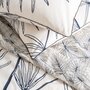 Voir la diapositive 2 : FUTURE HOME Parure de lit 2 personnes en coton 57 fils imprimé blanc