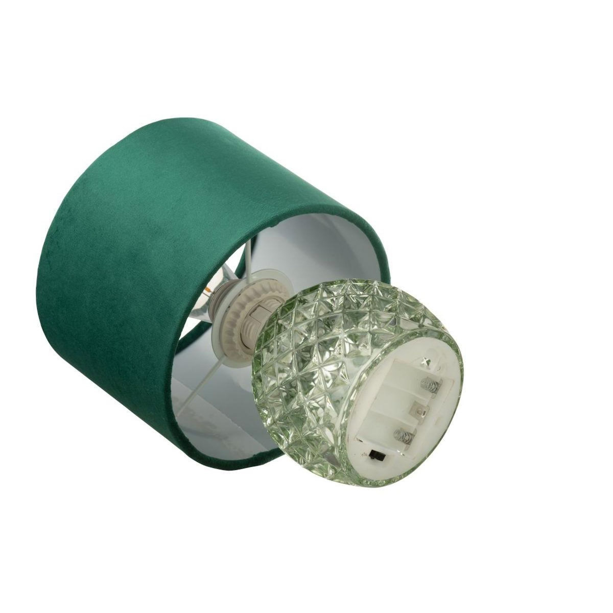 Paris Prix Lampe à Poser en Verre  LED  23cm Vert Clair