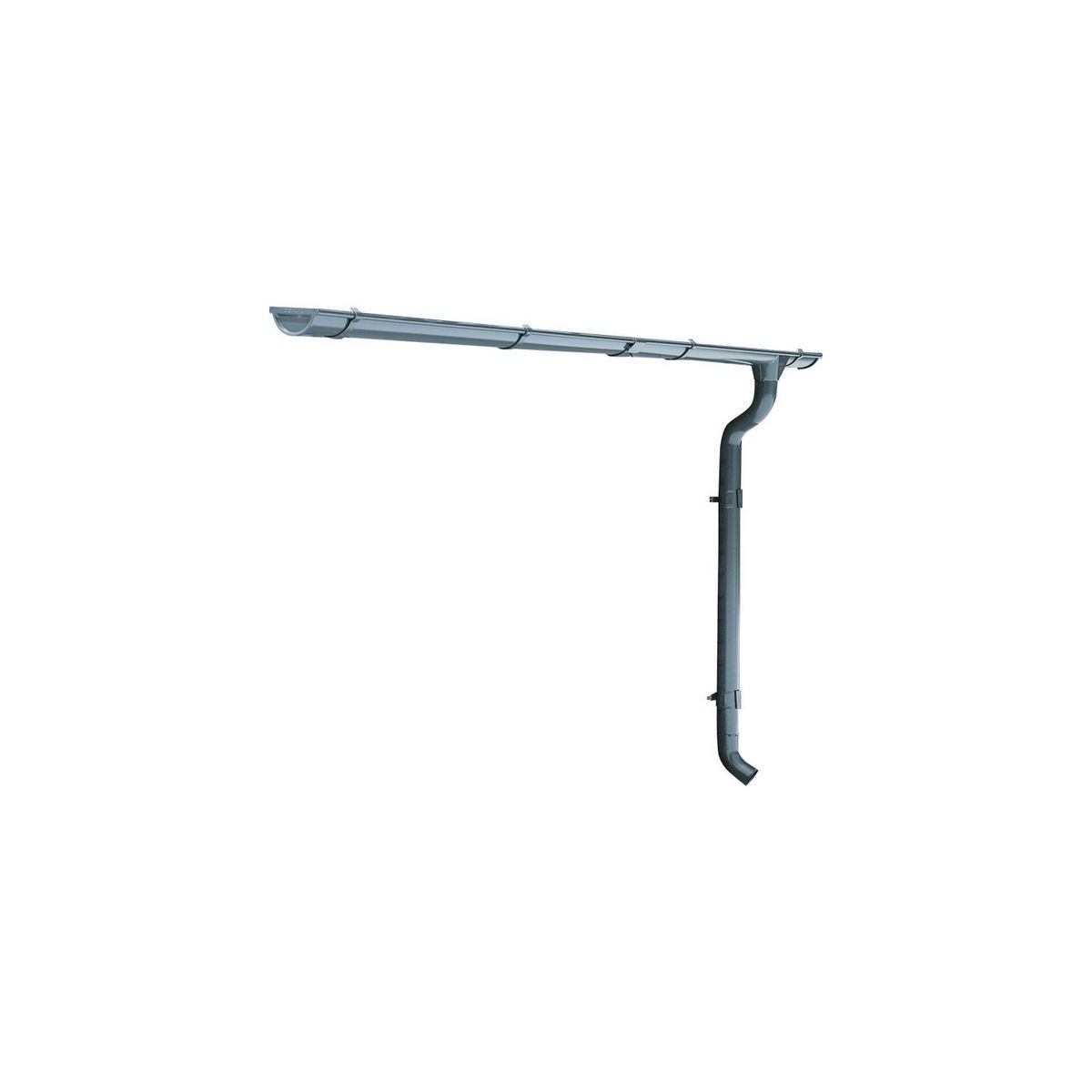 Woodlife garden Gouttières métalliques pour abri 14,44m2