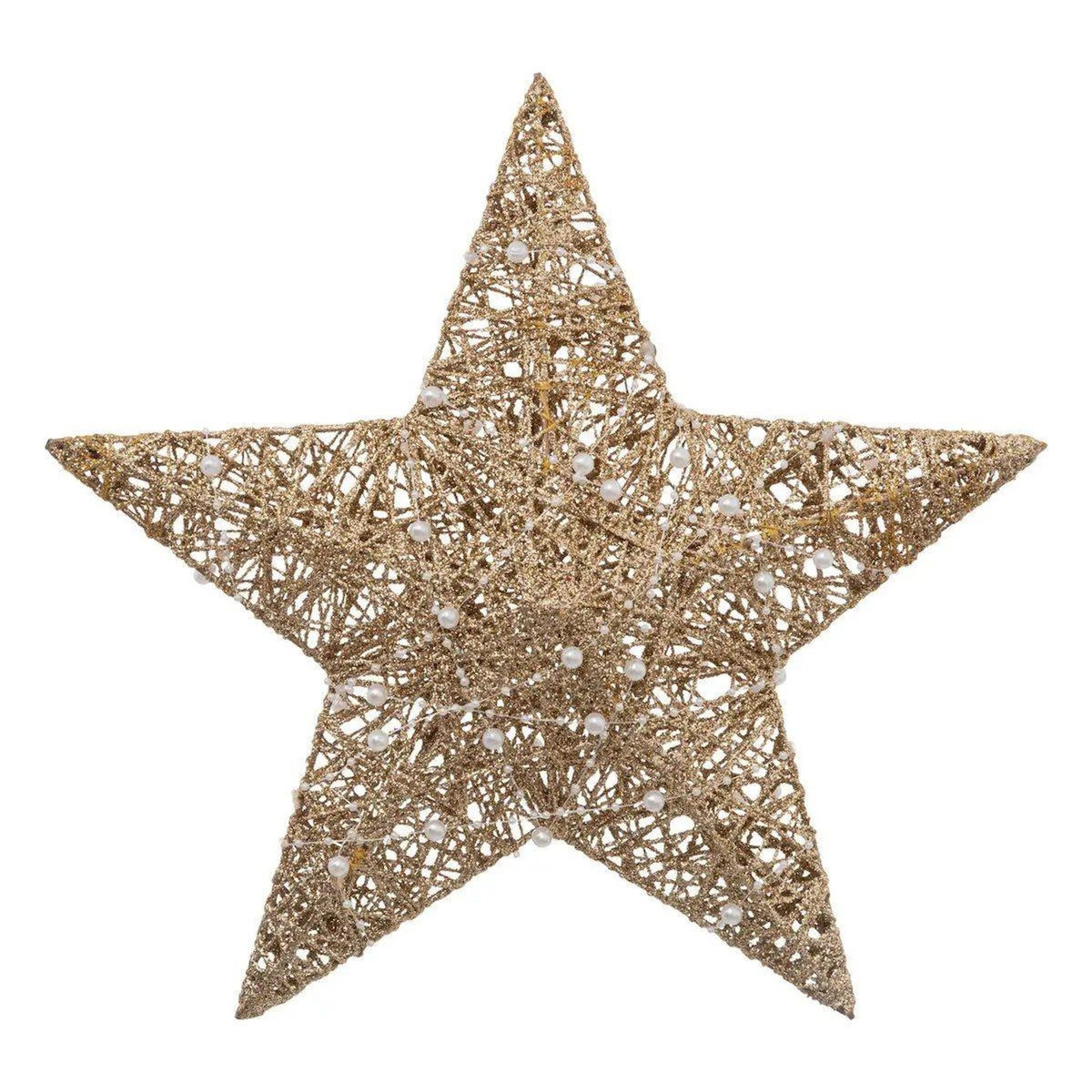 ATMOSPHERA Étoile Déco Murale  Perle  35cm Or