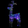 VIDAXL Renne de decoration de Noël 90 LED 60x16x100 cm Acrylique