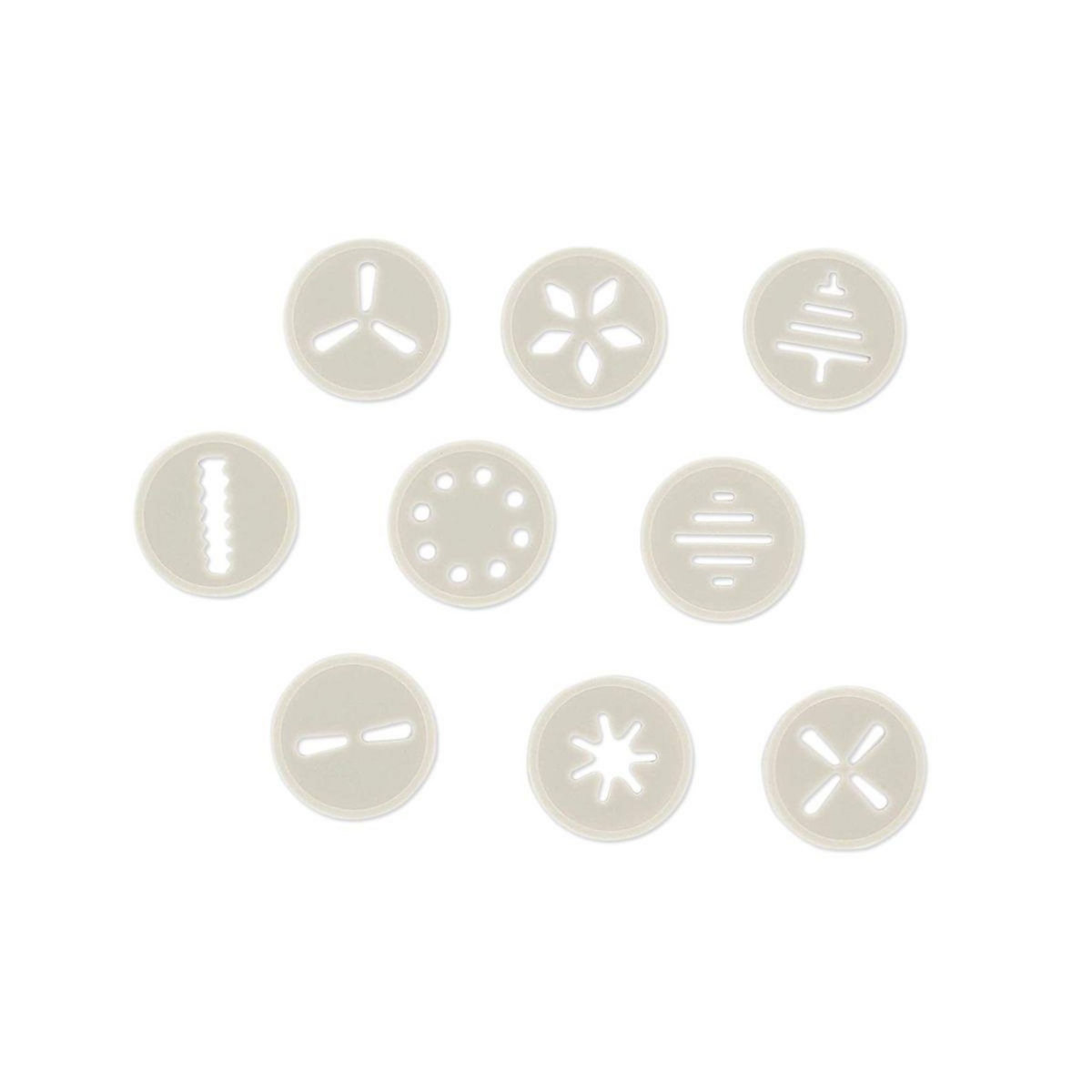 ZENKER Presse-biscuit et 6 embouts et 10 disques de motifs Zenker Smart Pastry