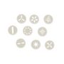Voir la diapositive 6 : ZENKER Presse-biscuit et 6 embouts et 10 disques de motifs Zenker Smart Pastry