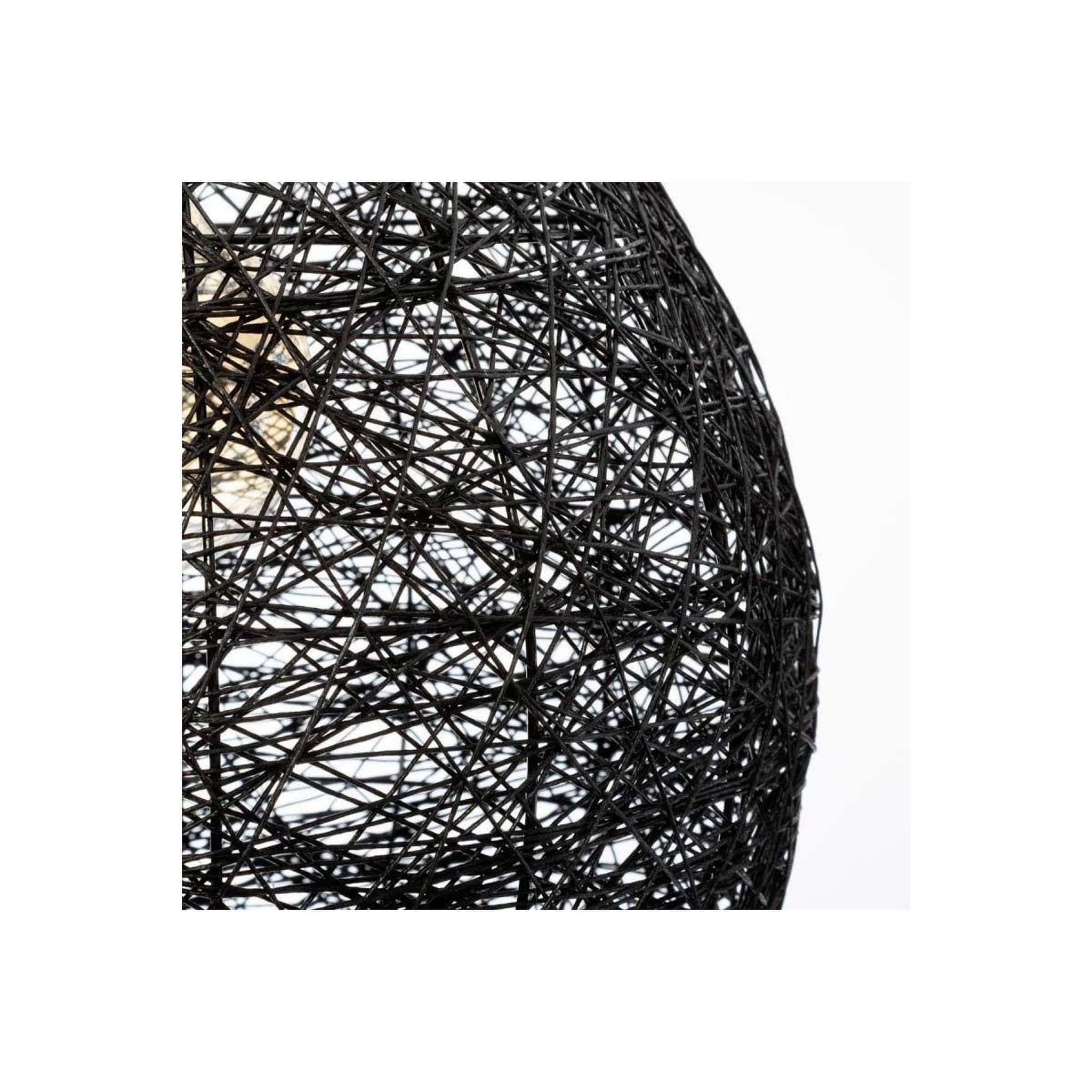 Voir la diapositive 3 : ATMOSPHERA Lampe suspension design  mona  35cm noir