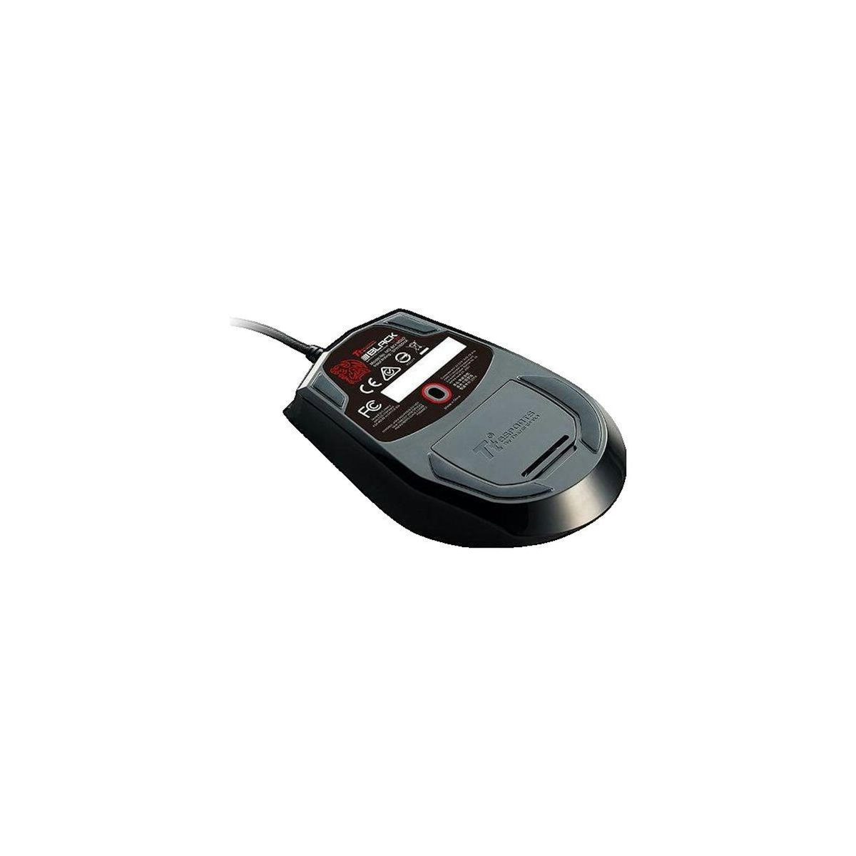 Thermaltake Souris gamer Thermaltake Tt eSPORTS Black FP ambidextre 5700 DPI