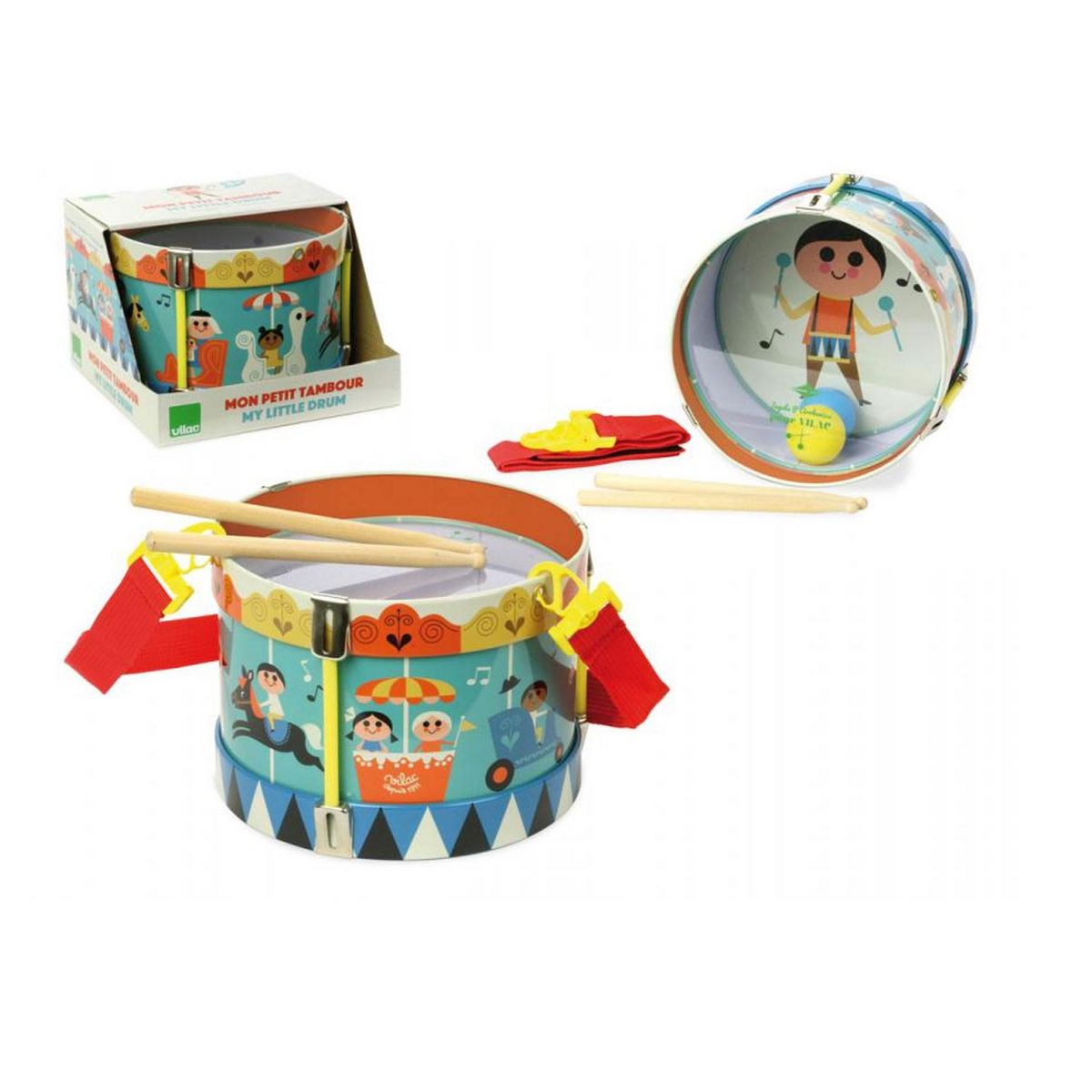 Vilac Tambour en métal Ingela P. Arrhenius