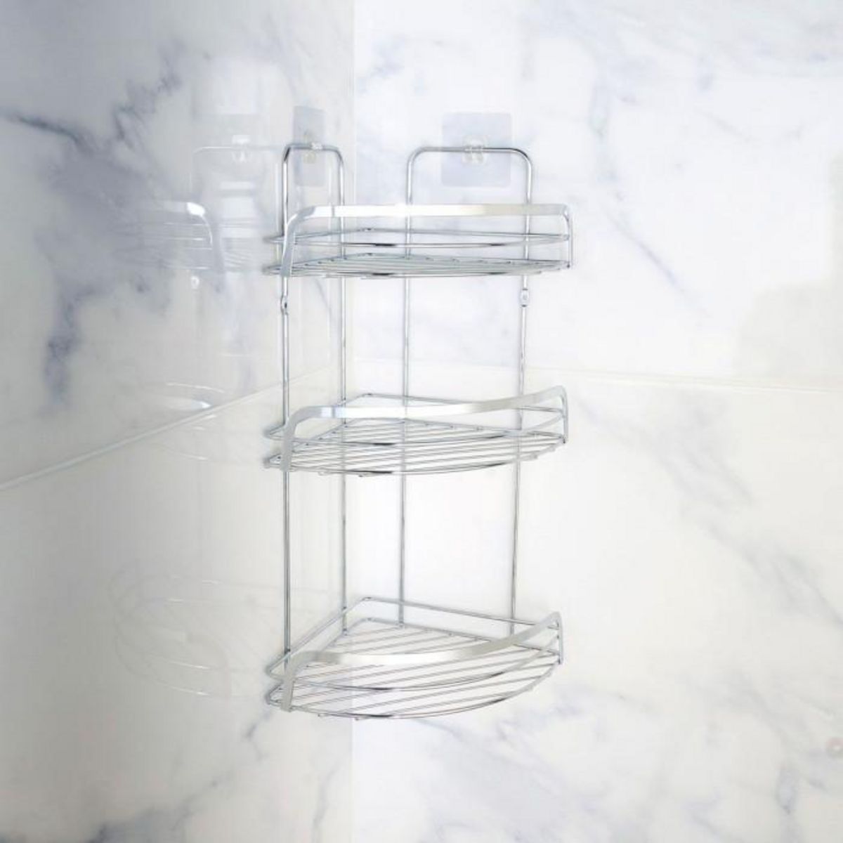 Paris Prix Serviteur de Douche Angle  Filaire Premium  49cm Chrome