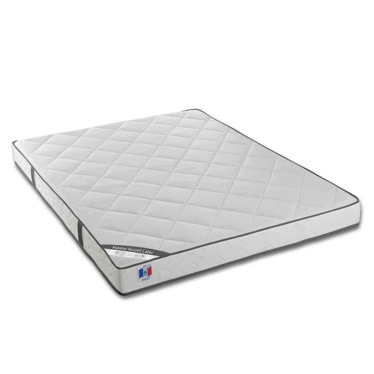 Matelas mousse accueil latex 160x200cm CARLA (livré roulé)