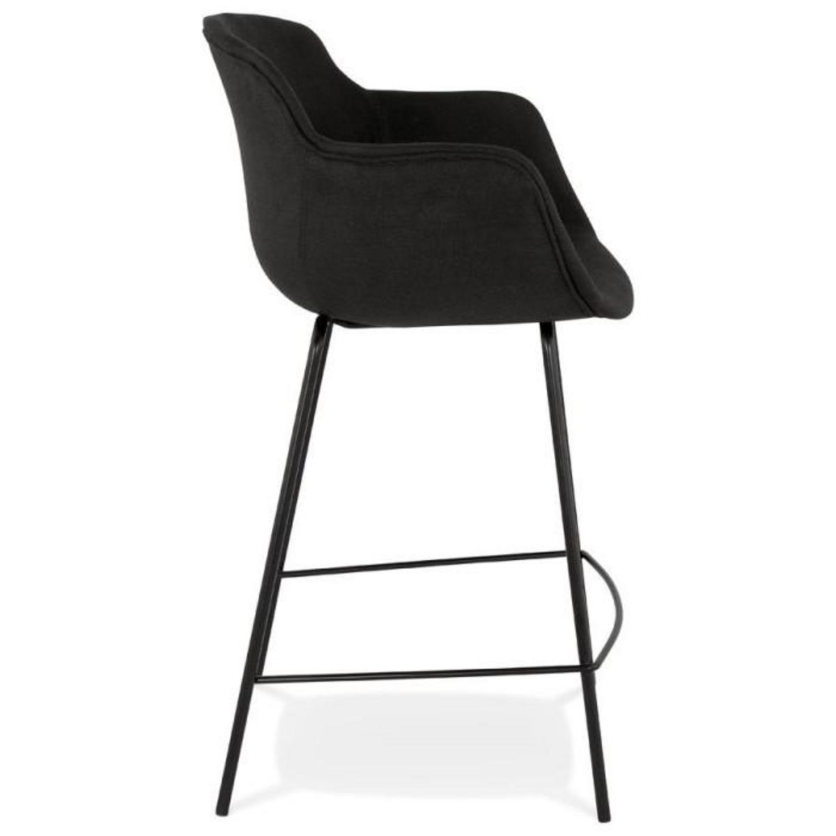 Paris Prix Tabouret de Bar Design  Largesa  97cm Noir