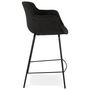 Voir la diapositive 3 : Paris Prix Tabouret de Bar Design  Largesa  97cm Noir