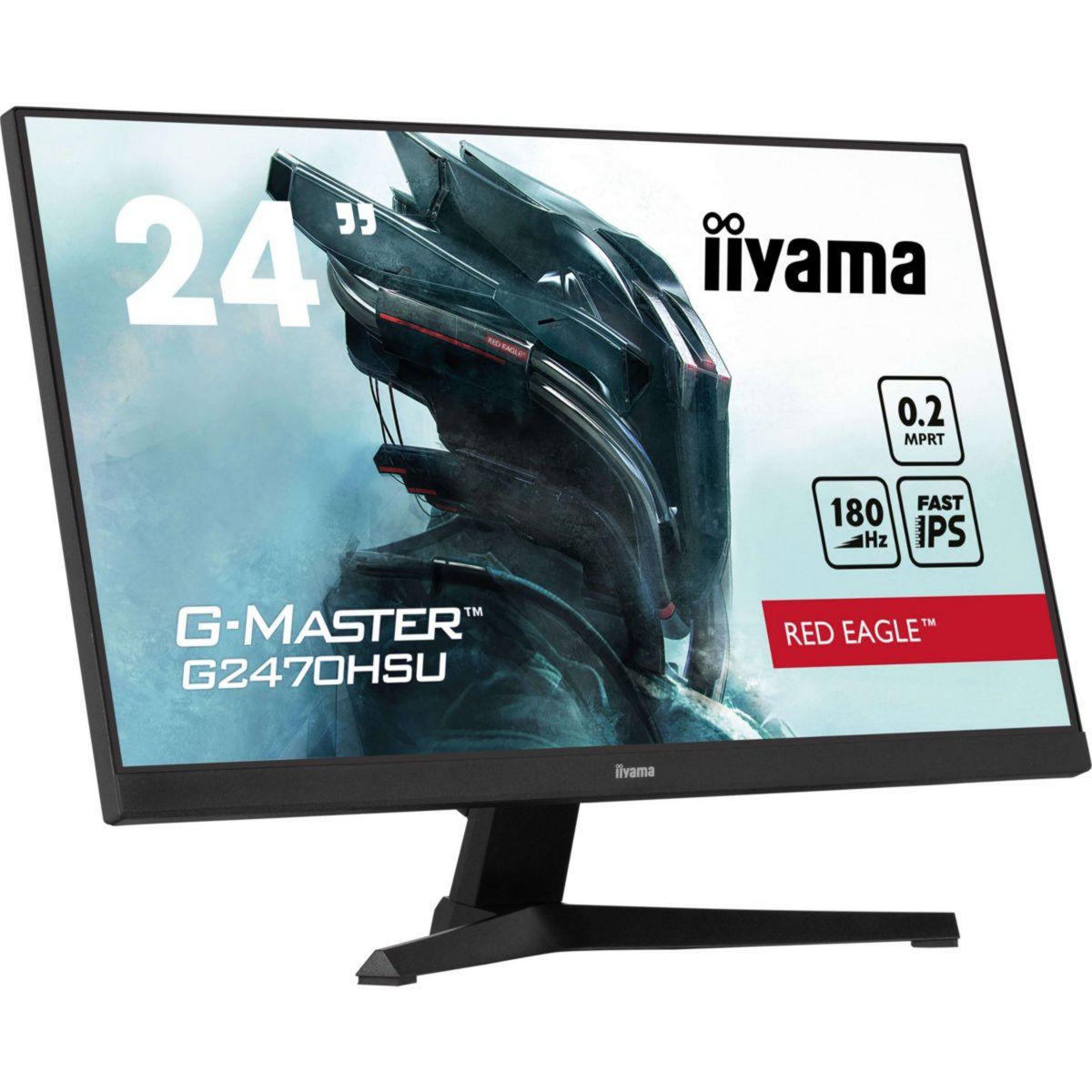 Iiyama Ecran PC Gamer G-Master G2470HSU-B6 Plat 24'' Fast IPS