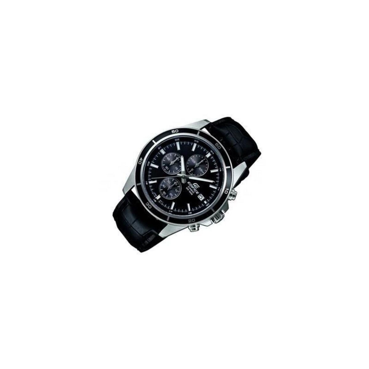 CASIO CASIO - Montre en cuir veritable - EDIFICE - Noir