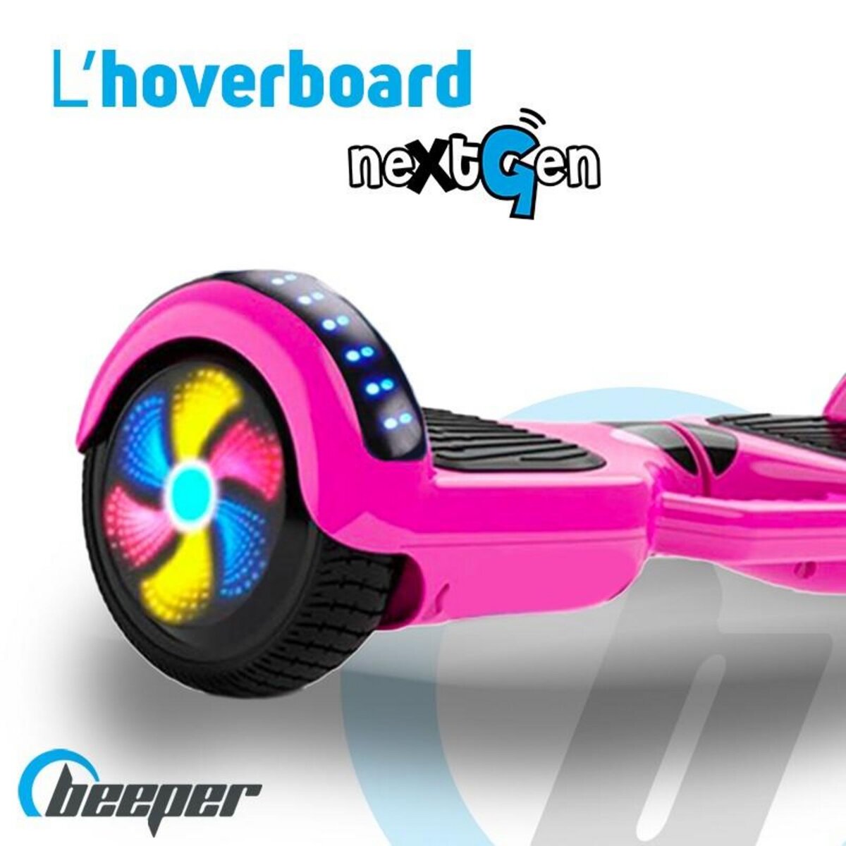 Hoverboard lectrique 6 5 Batterie lithium ion 4 4 Ah Moteur 2x350W Couleur Pink