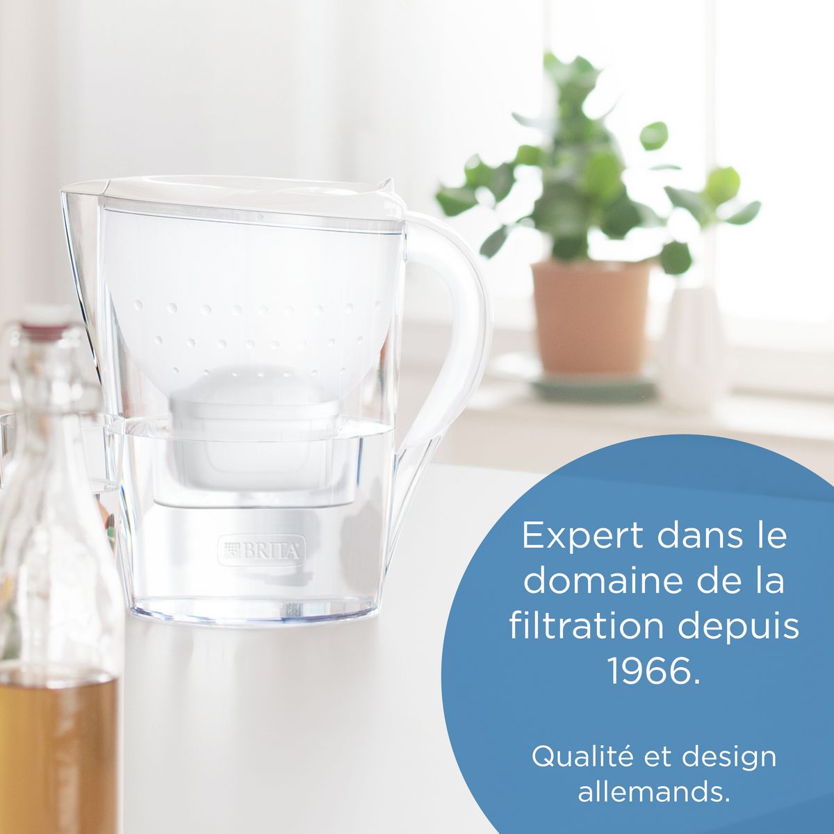 BRITA BRITA Carafe filtrante Marella XL bleu (3,5L) inclus 1 cartouche filtrante MAXTRA PRO All-in-1