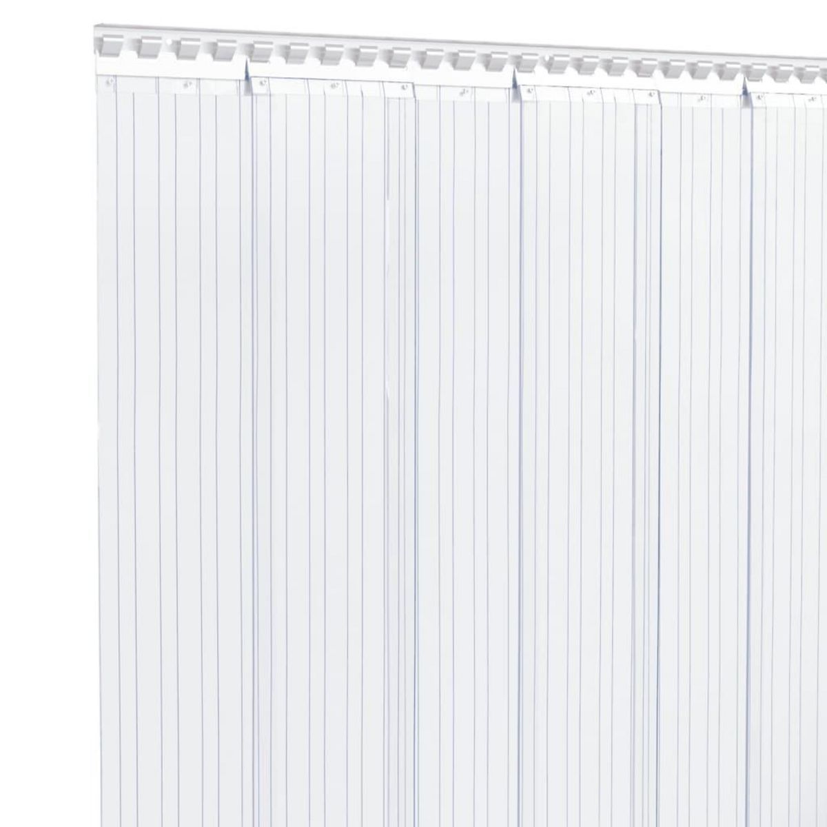 VIDAXL Rideau de porte transparent 300 mmx2,6 mm 10 m PVC