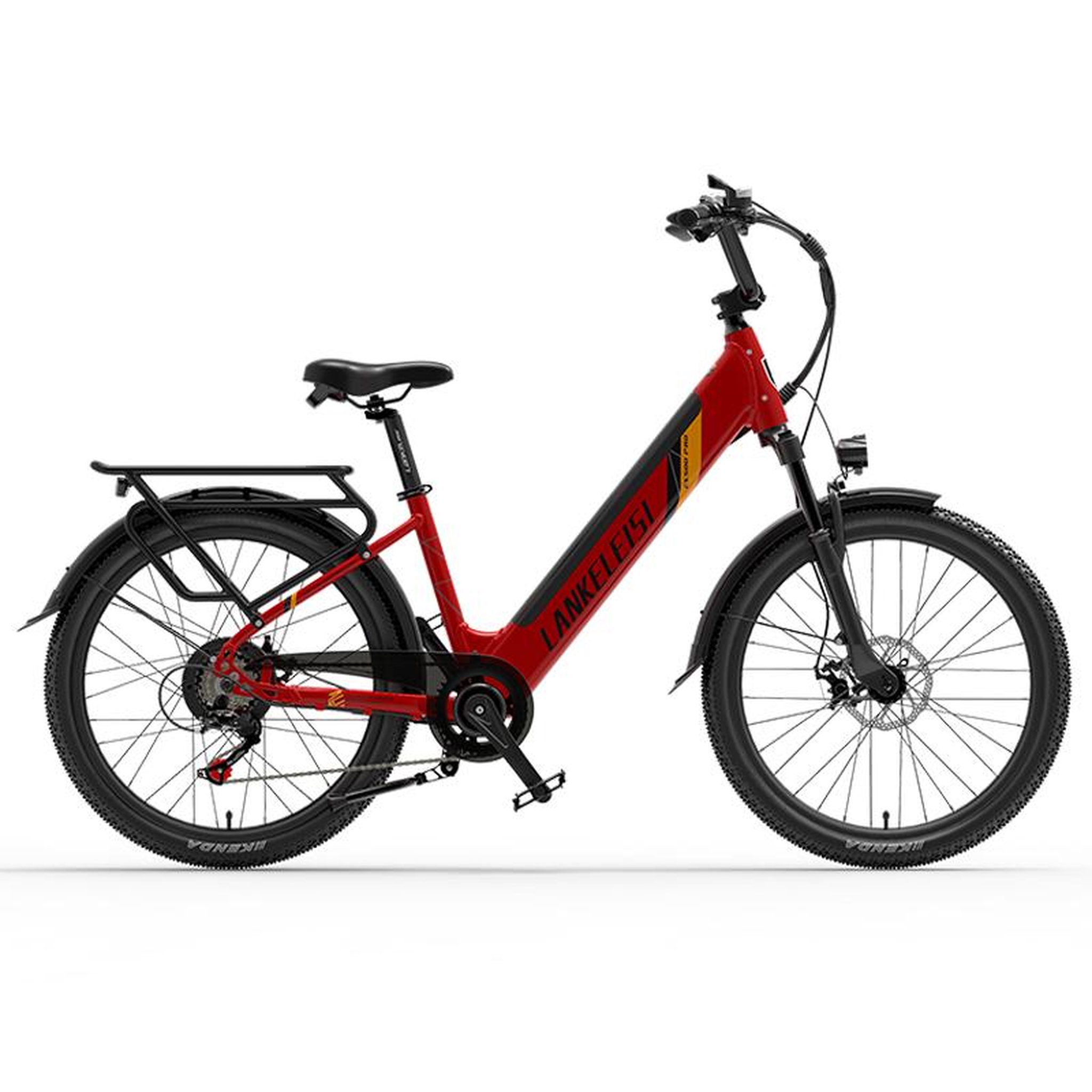 Voir la diapositive 1 : LANKELEISI Vélo électrique urbain LANKELEISI ES500PRO
