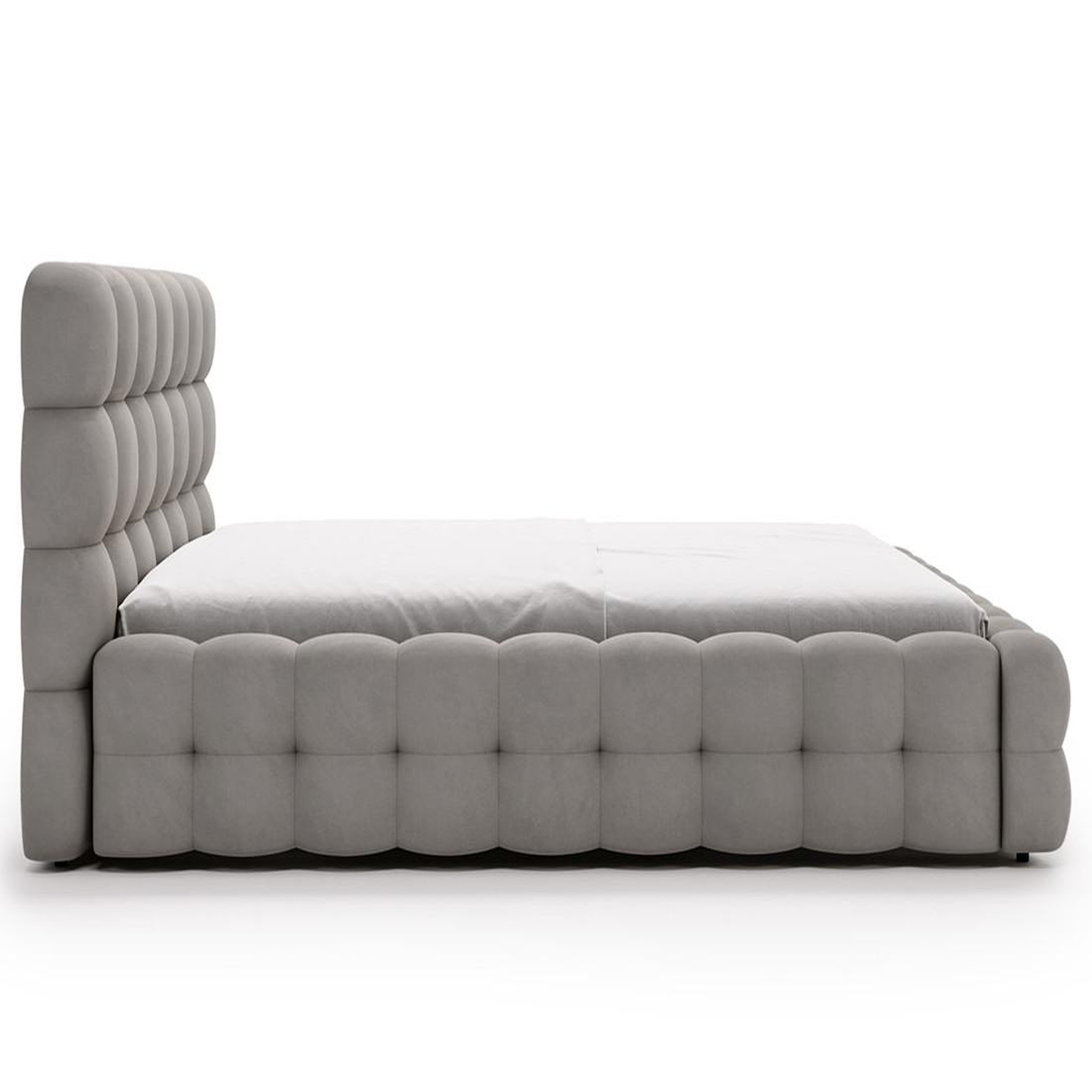 Voir la diapositive 1 : BEST MOBILIER Darling - lit coffre - 140x200 cm - sommier inclus - en velours