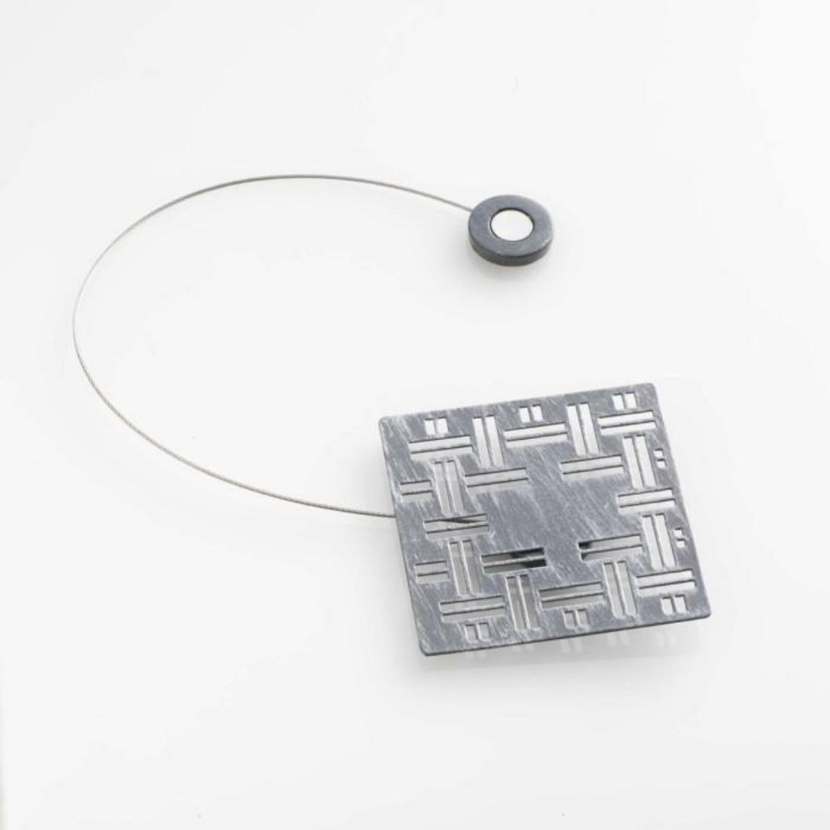 Paris Prix Embrasse de Rideau Aimantée  Moderno  30cm Gris