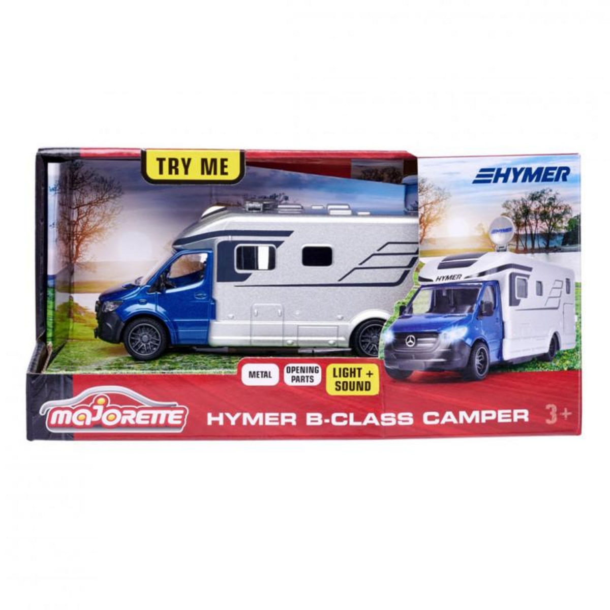 Majorette Véhicule Majorette GS Mercedes Camping Car 19 cm