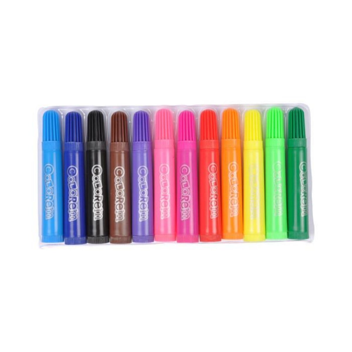 Paris Prix Pochette 12 Feutres  Pointe Moyenne  9cm Multicolore