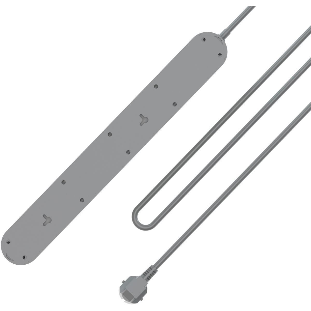 FORCE POWER Parafoudre Lite 5 prises + USB A+C 800J 1.5m EU