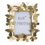 Voir la diapositive 2 : Paris Prix Cadre Photo Déco en Métal  Papillons  15x20cm Or