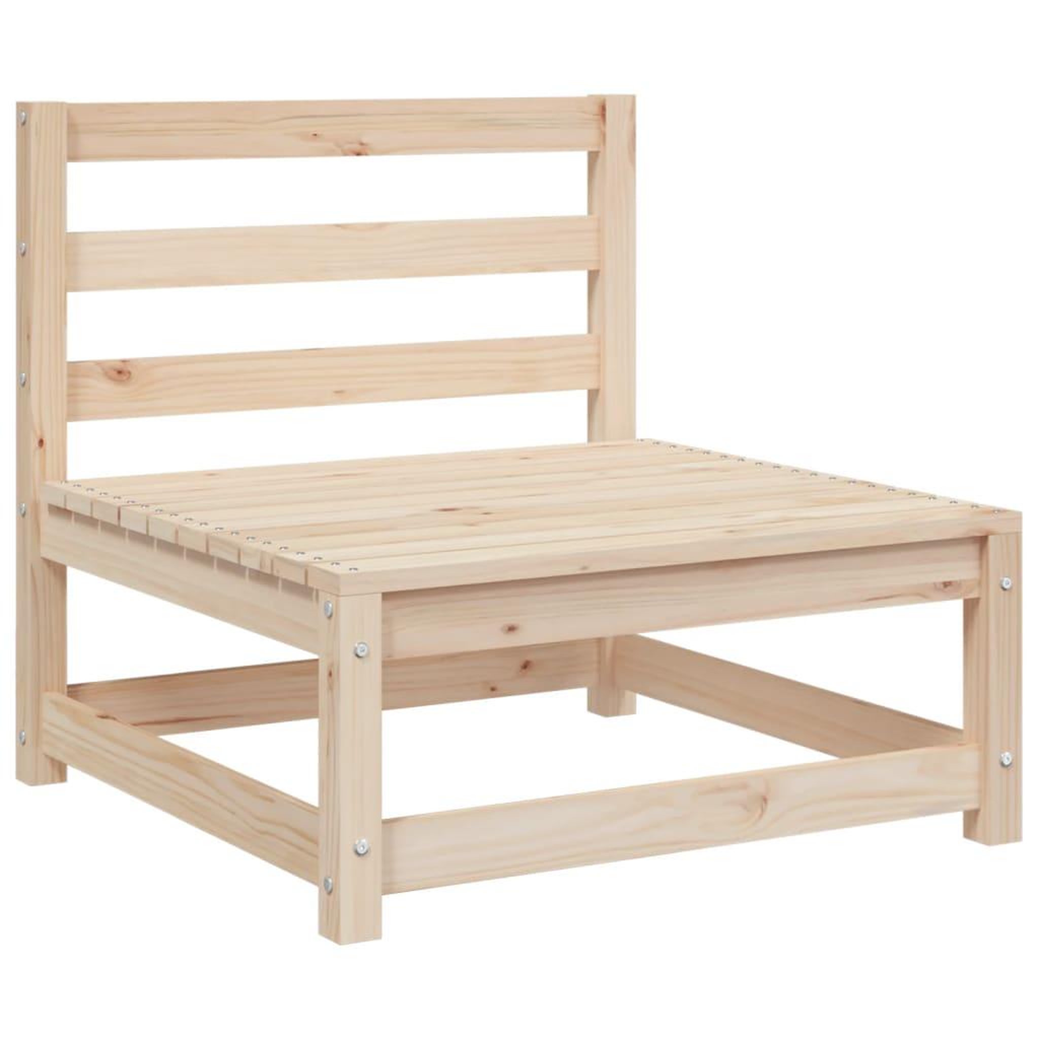 Voir la diapositive 5 : VIDAXL Salon de jardin 3 pcs bois de pin massif