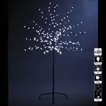 arbre lumineux décoratif prunus - 200 led - lumière blanche