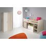 Voir la diapositive 5 : Lit combiné enfant SACHA, avec bureau et rangement