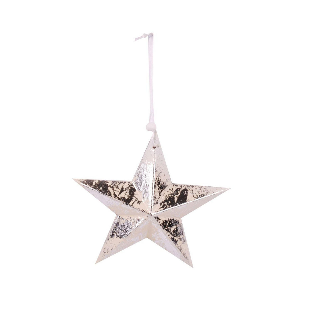 DIVERS Décoration sapin de Noël Etoile Antique - Argent