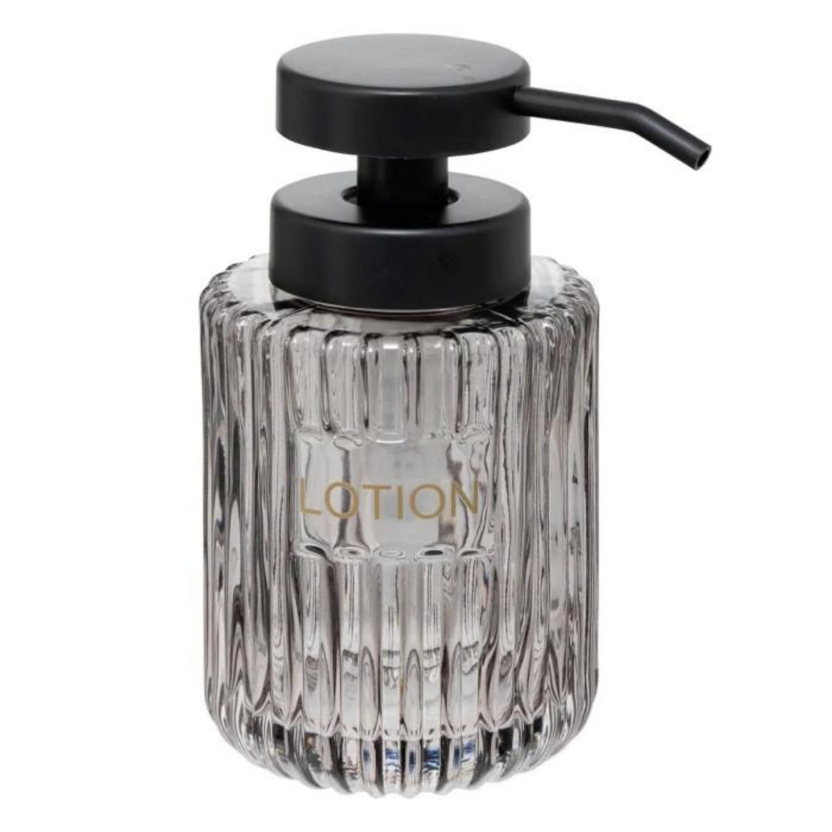 FIVE Distributeur de Savon en Verre  Glass  14cm Gris